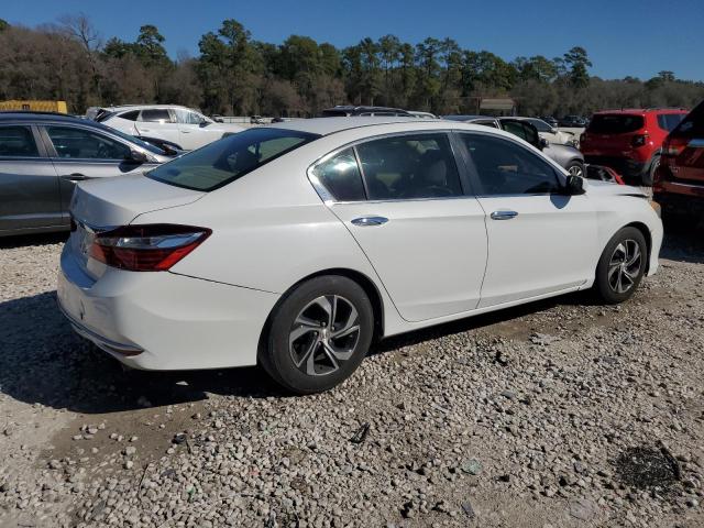 1HGCR2F30GA055506 - 2016 HONDA ACCORD LX WHITE photo 3