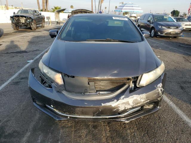 2HGFG3B02FH522171 - 2015 HONDA CIVIC EXL ნაცრისფერი ფოტო 5