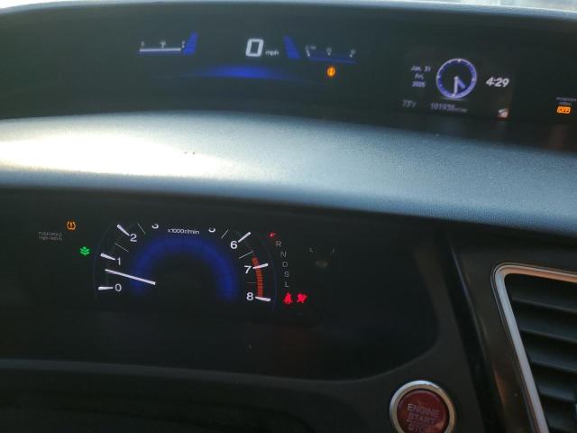 2HGFG3B02FH522171 - 2015 HONDA CIVIC EXL ნაცრისფერი ფოტო 9