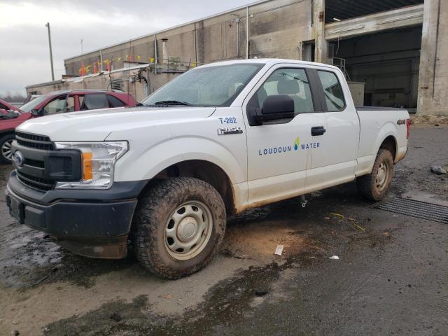 1FTEX1EBXKFB50330 - 2019 FORD F150 SUPER CAB WHITE photo 1