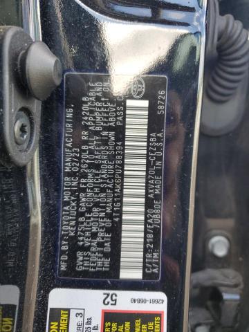 4T1G11AK6PU788394 - 2023 TOYOTA CAMRY SE NIGHT SHADE BLACK photo 12