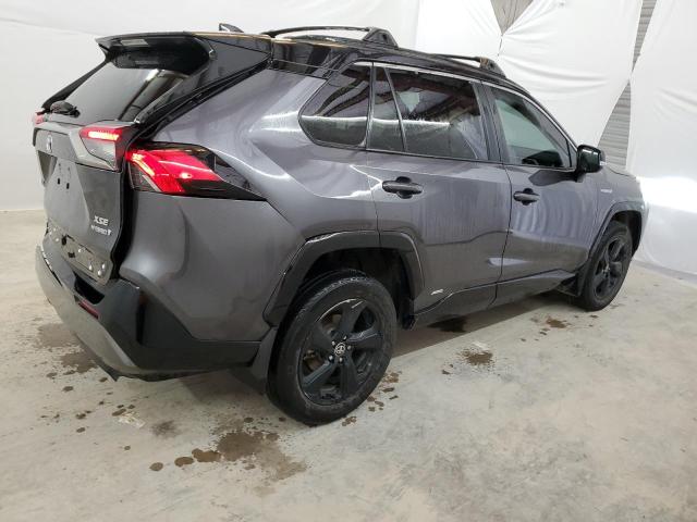 4T3E6RFV6MU060359 - 2021 TOYOTA RAV4 XSE GRAY photo 3