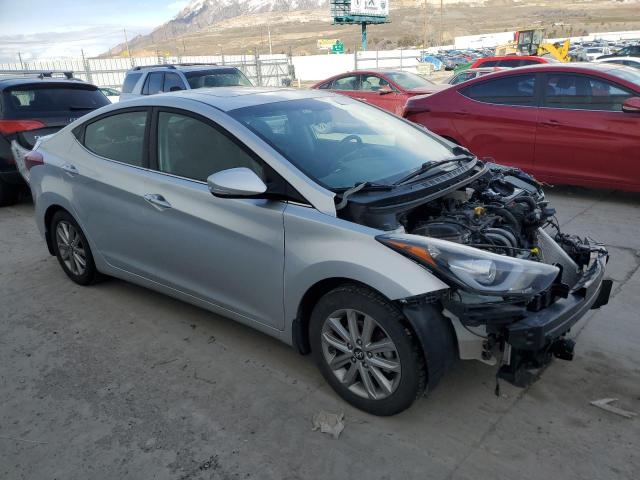 KMHDH4AH7FU305353 - 2015 HYUNDAI ELANTRA SE SILVER photo 4