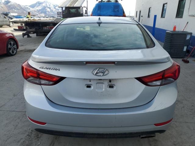 KMHDH4AH7FU305353 - 2015 HYUNDAI ELANTRA SE SILVER photo 6