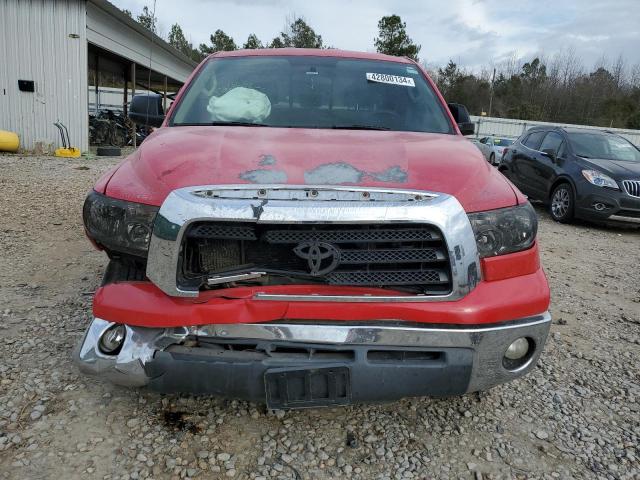 5TBRV54128S476079 - 2008 TOYOTA TUNDRA DOUBLE CAB RED photo 5