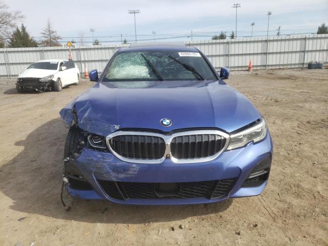 WBA5R7C5XKAE82789 - 2019 BMW 330XI BLUE photo 5