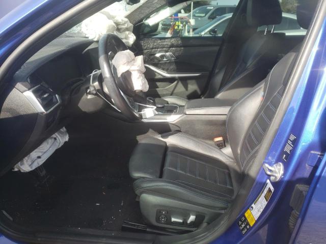 WBA5R7C5XKAE82789 - 2019 BMW 330XI ლურჯი ფოტო 7