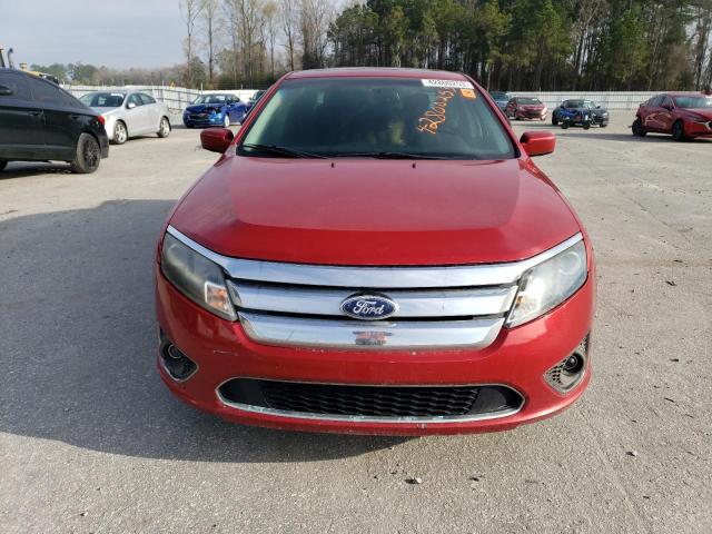 3FAHP0KC9BR164328 - 2011 FORD FUSION SPORT RED photo 5