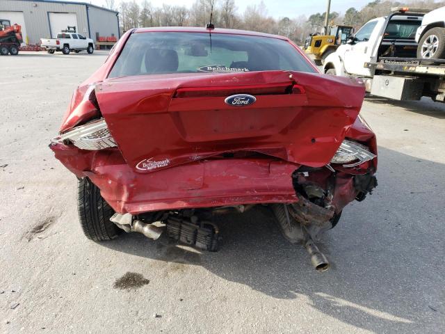 3FAHP0KC9BR164328 - 2011 FORD FUSION SPORT RED photo 6