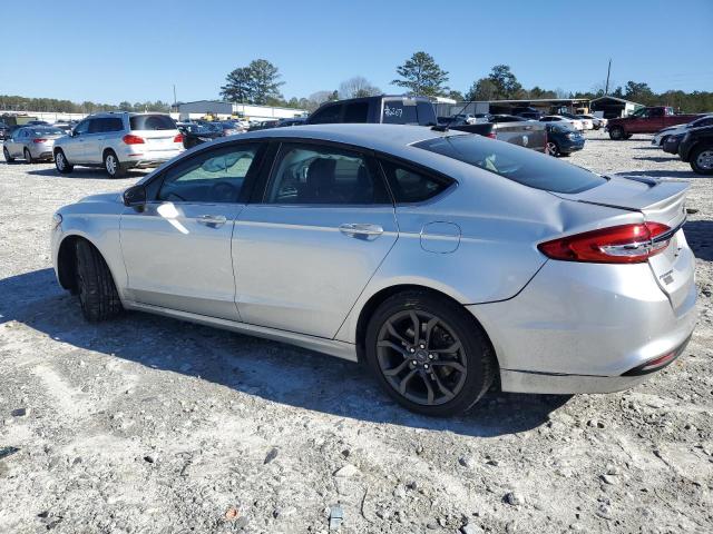 3FA6P0H77JR113202 - 2018 FORD FUSION SE SILVER photo 2