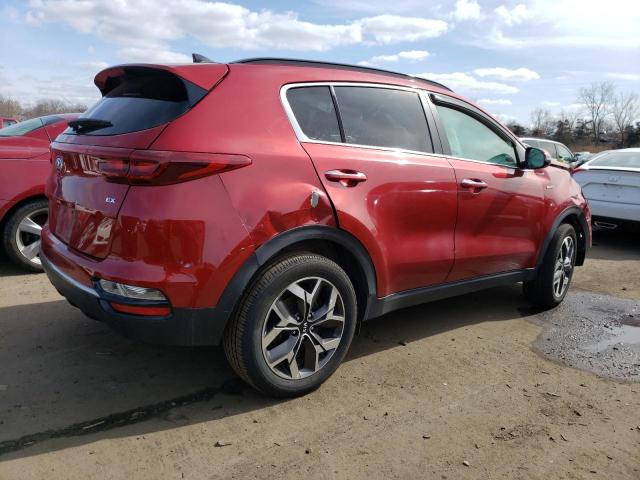 KNDPNCAC5L7709996 - 2020 KIA SPORTAGE EX RED photo 3