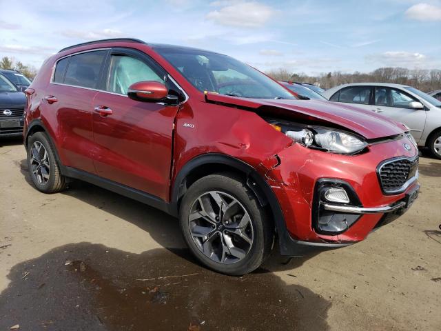 KNDPNCAC5L7709996 - 2020 KIA SPORTAGE EX RED photo 4