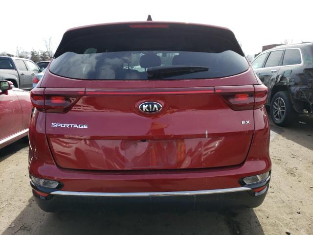 KNDPNCAC5L7709996 - 2020 KIA SPORTAGE EX RED photo 6