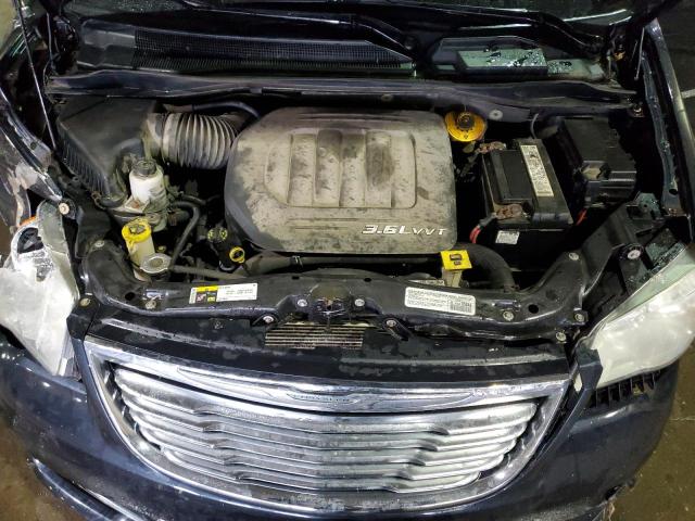 2C4RC1CG4ER454813 - 2014 CHRYSLER TOWN & COU TOURING L BLUE photo 12