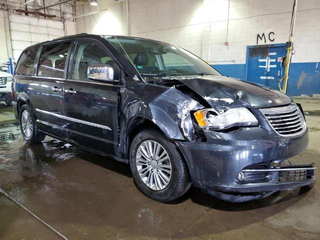 2C4RC1CG4ER454813 - 2014 CHRYSLER TOWN & COU TOURING L BLUE photo 4