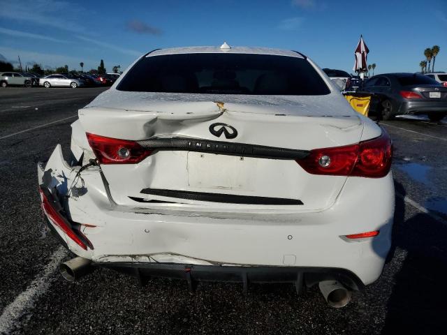 JN1BV7AP8EM673104 - 2014 INFINITI Q50 BASE WHITE photo 6