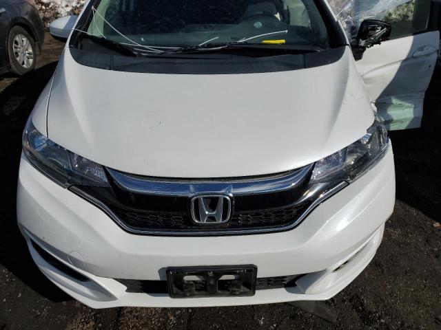 3HGGK5H47KM736528 - 2019 HONDA FIT LX WHITE photo 11