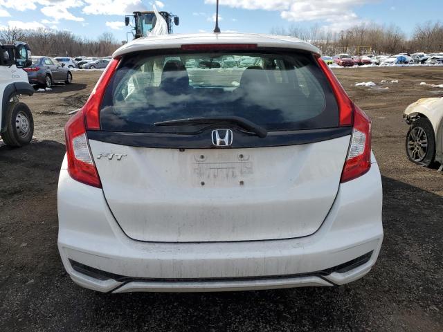 3HGGK5H47KM736528 - 2019 HONDA FIT LX WHITE photo 6