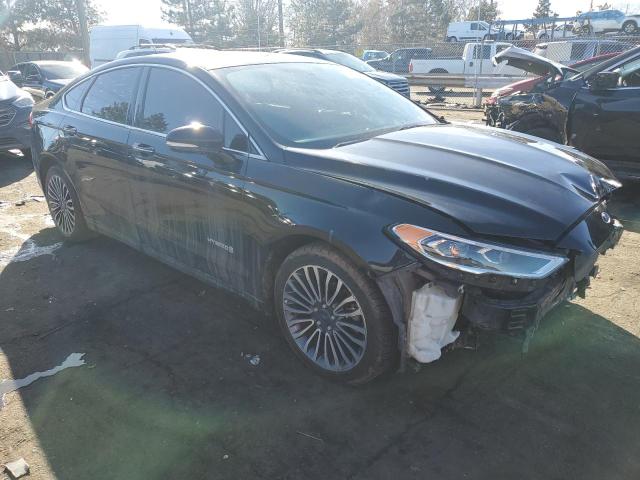 3FA6P0RU5HR383480 - 2017 FORD FUSION TITANIUM HEV BLACK photo 4