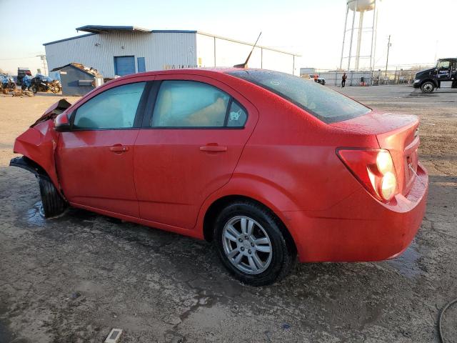1G1JA5SH3C4202189 - 2012 CHEVROLET SONIC LS წითელი ფოტო 2