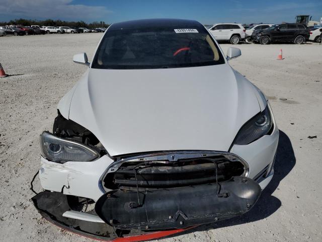 5YJSA1CN1DFP27710 - 2013 TESLA MODEL S WHITE photo 5