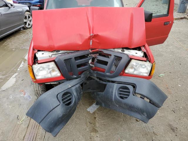 1FTYR10D65PB00748 - 2005 FORD RANGER RED photo 11