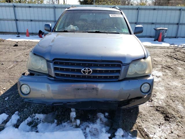 JTEHF21A130127389 - 2003 TOYOTA HIGHLANDER LIMITED GRAY photo 5