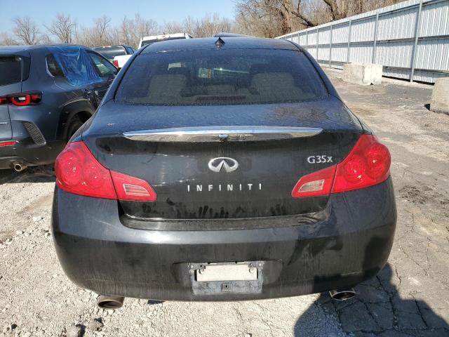 JNKBV61F48M261747 - 2008 INFINITI G35 BLACK photo 6