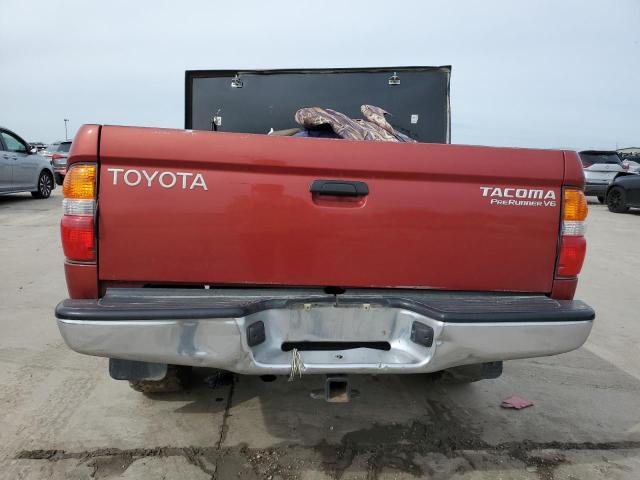 5TEGN92N41Z824985 - 2001 TOYOTA TACOMA DOUBLE CAB PRERUNNER MAROON photo 6