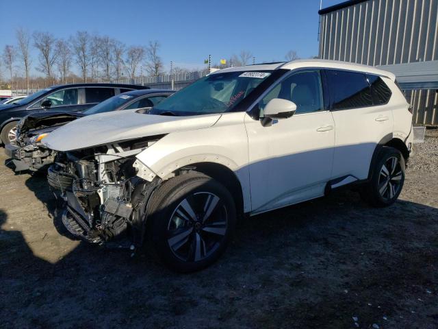 5N1AT3CB7MC755754 - 2021 NISSAN ROGUE SL WHITE photo 1