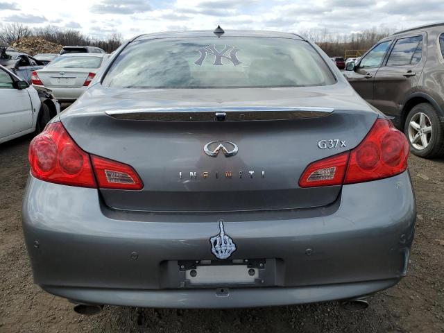 JN1CV6AR4CM672416 - 2012 INFINITI G37 GRAY photo 6