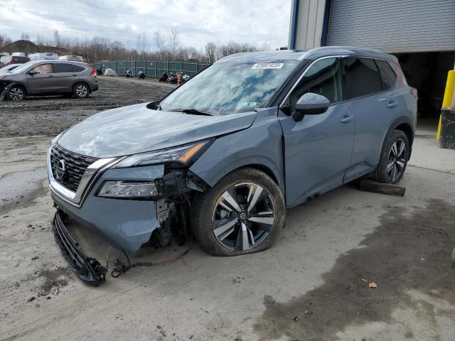 5N1AT3CB5MC691133 - 2021 NISSAN ROGUE SL GRAY photo 1