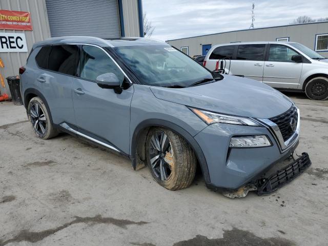 5N1AT3CB5MC691133 - 2021 NISSAN ROGUE SL GRAY photo 4