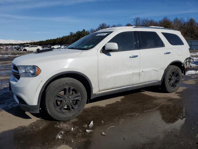 1C4RDJDG4DC696147 - 2013 DODGE DURANGO CREW WHITE photo 1