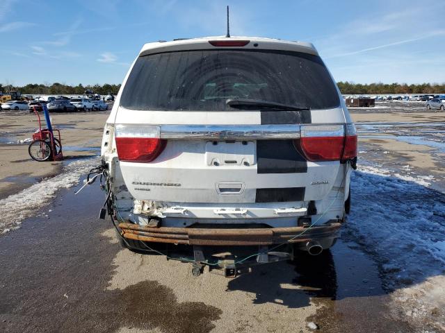 1C4RDJDG4DC696147 - 2013 DODGE DURANGO CREW WHITE photo 6