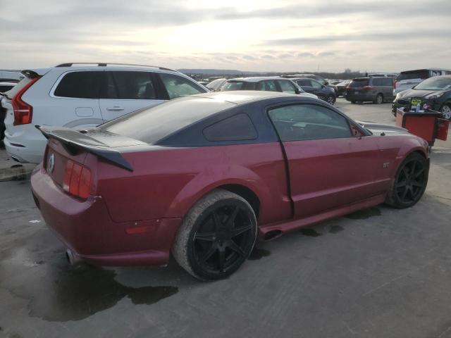 1ZVHT82H885199449 - 2008 FORD MUSTANG GT BURGUNDY photo 3