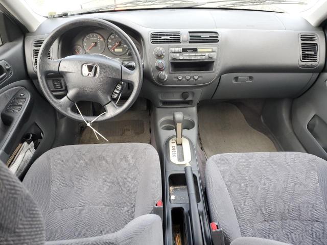 JHMES16531S000801 - 2001 HONDA CIVIC LX GRAY photo 8