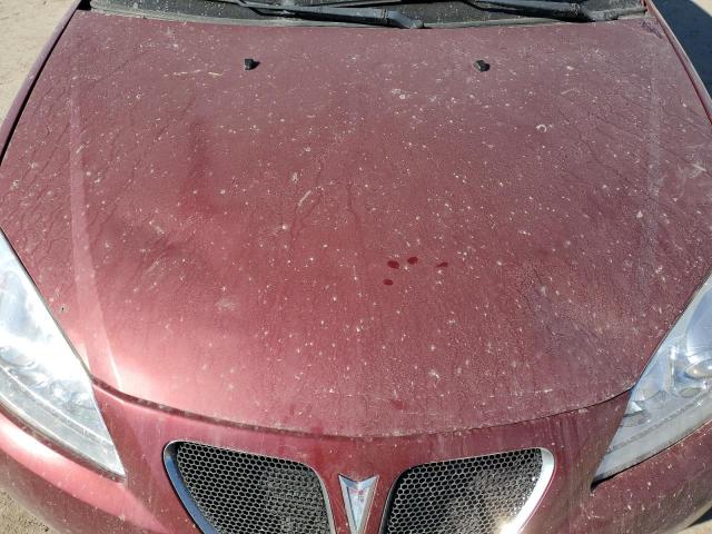 1G2ZG57N994137384 - 2009 PONTIAC G6 BURGUNDY photo 11