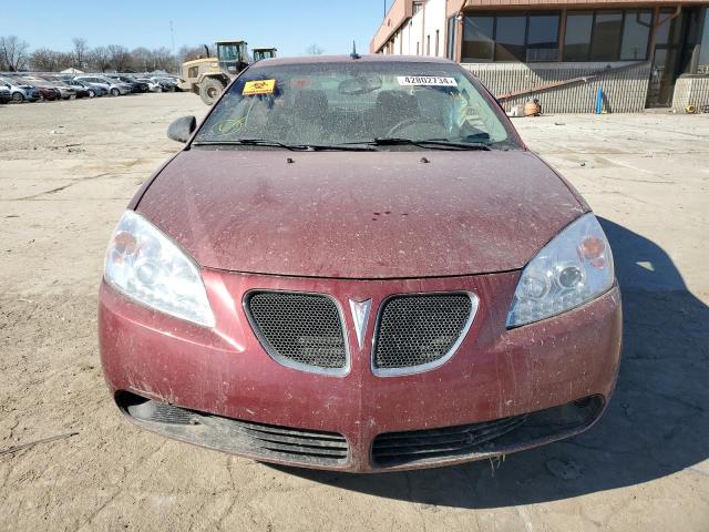 1G2ZG57N994137384 - 2009 PONTIAC G6 BURGUNDY photo 5