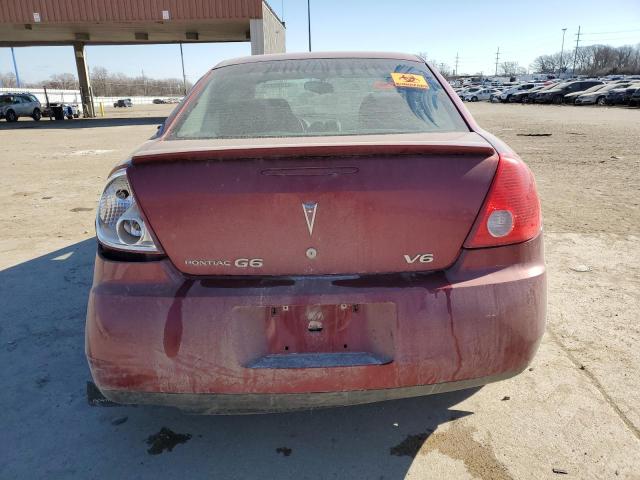 1G2ZG57N994137384 - 2009 PONTIAC G6 BURGUNDY photo 6