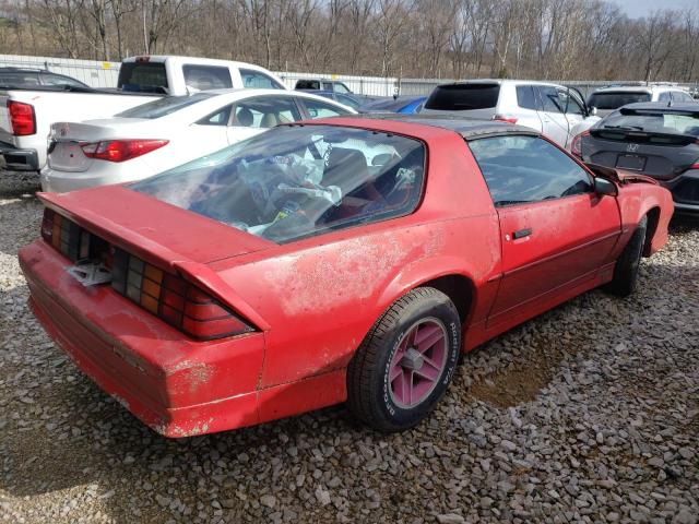 1G1FP23T9NL110096 - 1992 CHEVROLET CAMARO RS RED photo 3