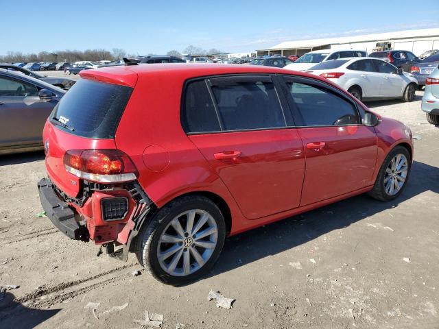 WVWDM7AJ9CW286552 - 2012 VOLKSWAGEN GOLF RED photo 3