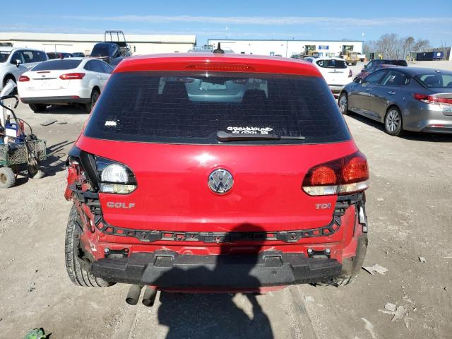 WVWDM7AJ9CW286552 - 2012 VOLKSWAGEN GOLF RED photo 6