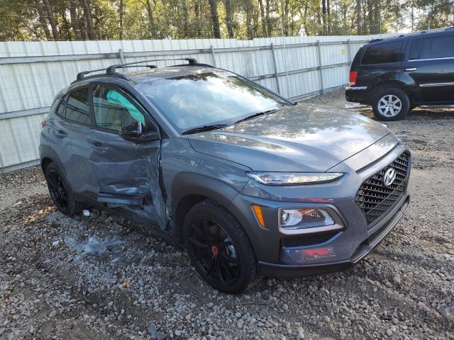 KM8K63A53MU694700 - 2021 HYUNDAI KONA NIGHT GRAY photo 4