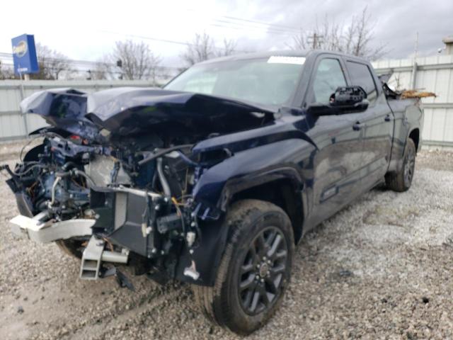 5TFNA5EC2NX010918 - 2022 TOYOTA TUNDRA CREWMAX PLATINUM Blau Foto 1