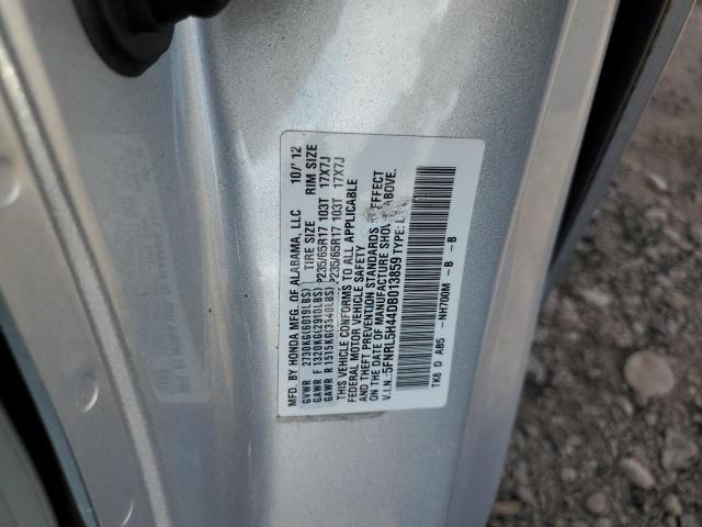 5FNRL5H44DB013859 - 2013 HONDA ODYSSEY EX GRAY photo 14