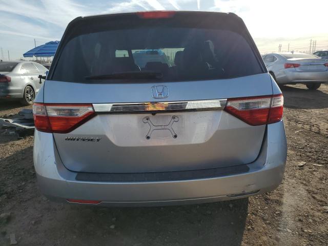 5FNRL5H44DB013859 - 2013 HONDA ODYSSEY EX GRAY photo 6