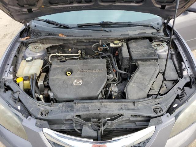 JM1BK32F381821265 - 2008 MAZDA 3 I GRAY photo 11