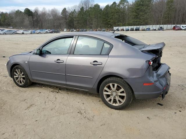 JM1BK32F381821265 - 2008 MAZDA 3 I GRAY photo 2