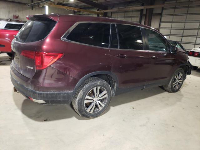 5FNYF6H89GB012660 - 2016 HONDA PILOT EXL BURGUNDY photo 3